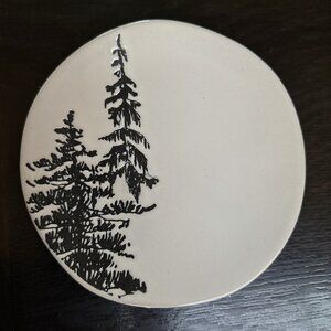 Hearth & Hand Magnolia Plate Appetizer Stoneware Balsam Pine Tree Replacement